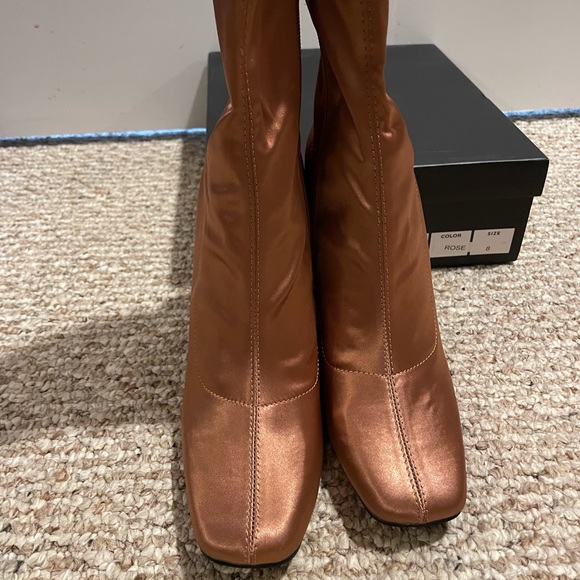 Loriah Satin Booties - Picture 3 of 13